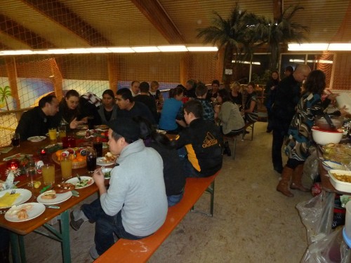 Weihnachtsfeier (1) in der Beachsoccerhalle