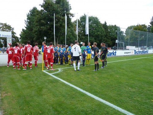Stadiondienst unserer F2 im Heimspiel der I. Mannschaft