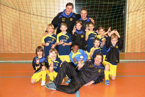 U9 (F1)– 3. Platz beim Weihnachts-Cup 2013 des MTV Berg