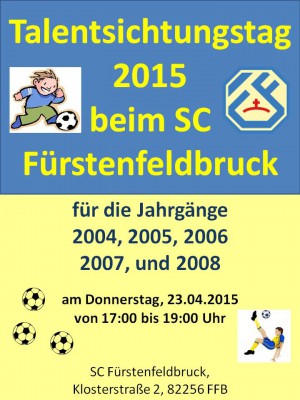 Talentsichtungstag 2015
