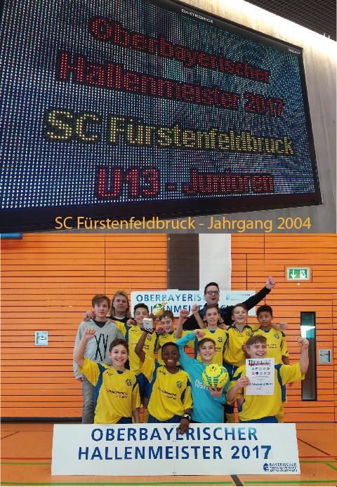 U13 - D1 wird oberbayerischer Hallenmeister