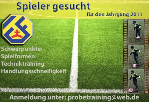 Probetraining in der E-Jugend