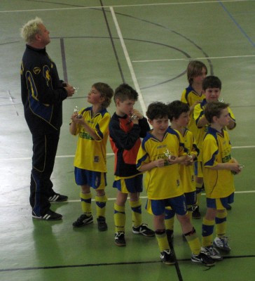U8 5.Platz beim Hallenturnier des TSV FFB West