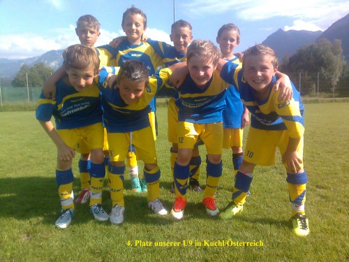 U9 – 4. Platz beim Turnier in Kuchl/Österreich