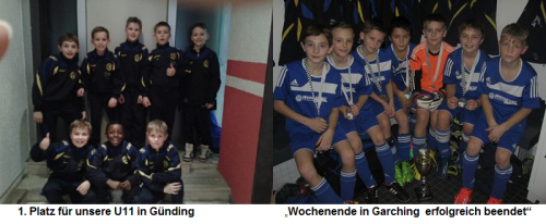 U10 (E2) Zwei erste Plätze zum Start ins neue Jahr