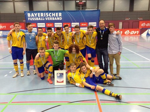 U15 des SCF wird  Bayerischer Vizemeister im Hallenfußball