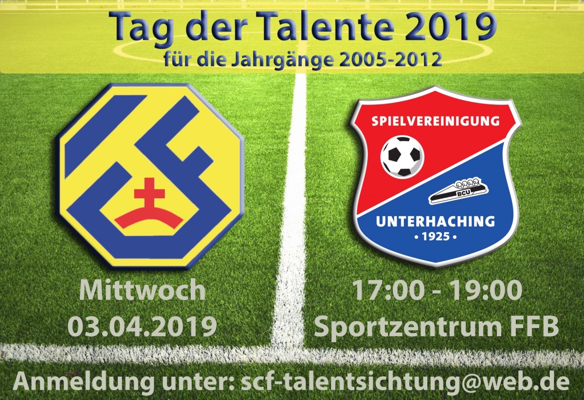Talentag 2019 beim SCF mit der SpVgg Unterhaching