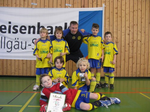 U8 beim Hallenturnier des FC Immenstadt 07